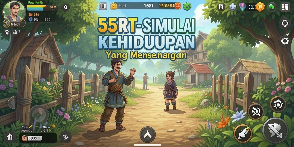 Tampilan gameplay 55RT yang memukau dan interaktif.