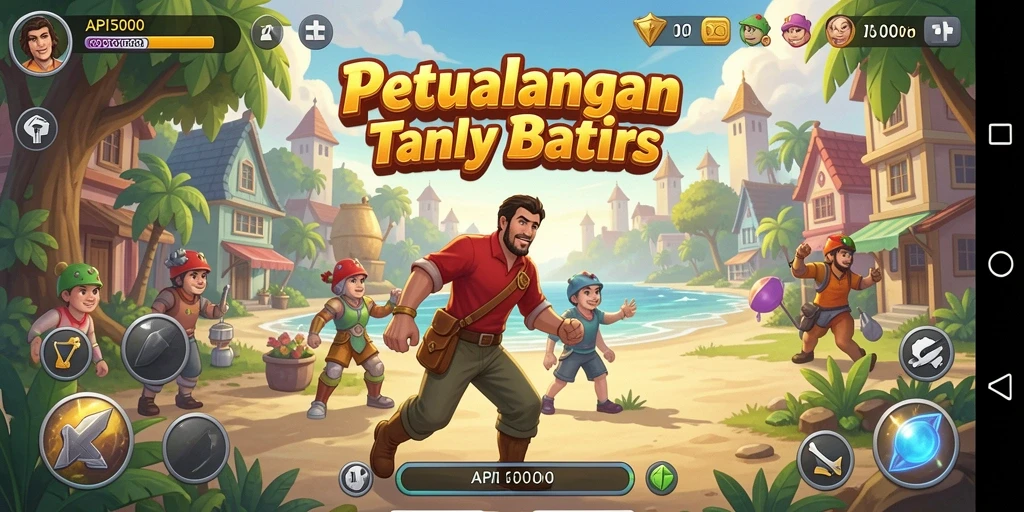 Tampilan menakjubkan dari gameplay seru API5000.