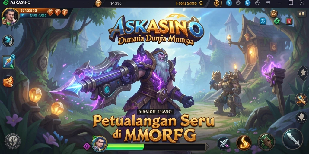 Gameplay seru di dunia fantasi ASKASINO yang menantang.