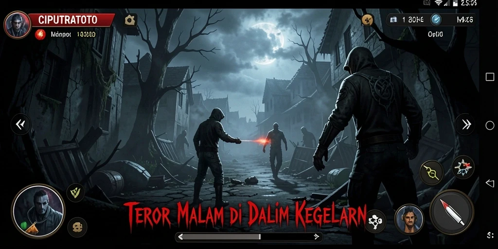 Gameplay menegangkan dari CIPUTRATOTO dengan suasana Horror yang mendebarkan.