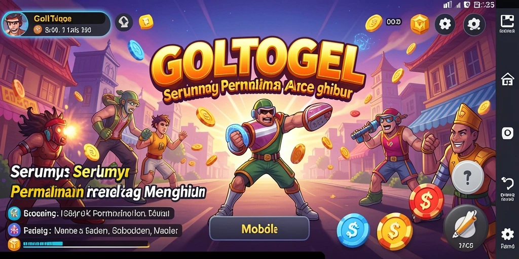Tampilan gameplay seru GOLTOGEL dengan grafis menawan.