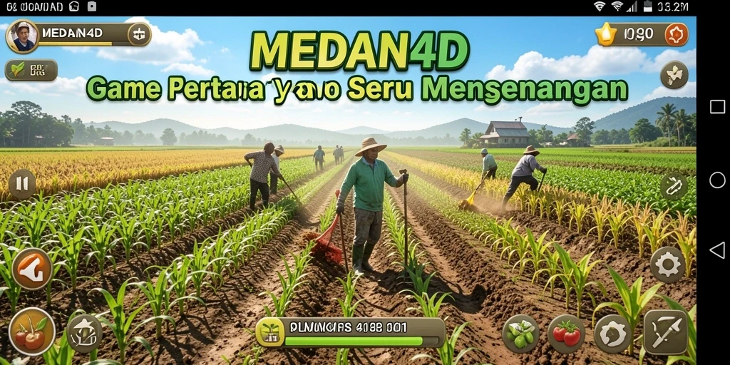 Gameplay pertanian yang menyerupai kehidupan nyata