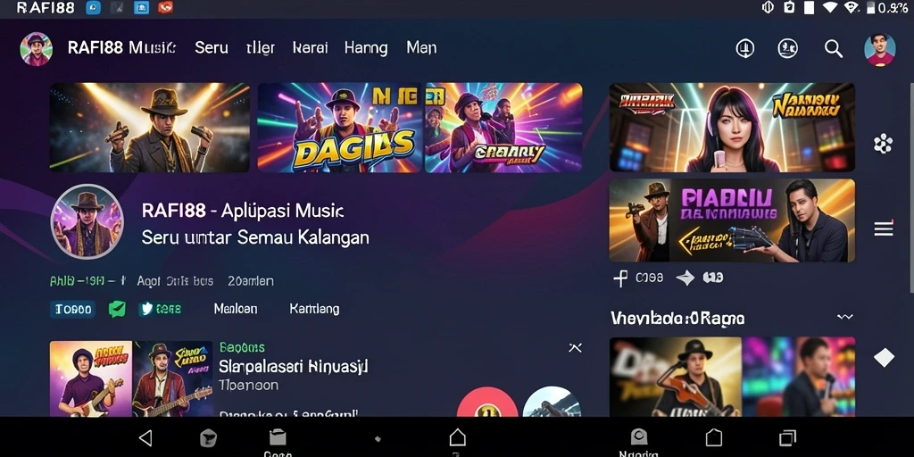 Tampilan gameplay seru dan interaktif dalam RAFI88.