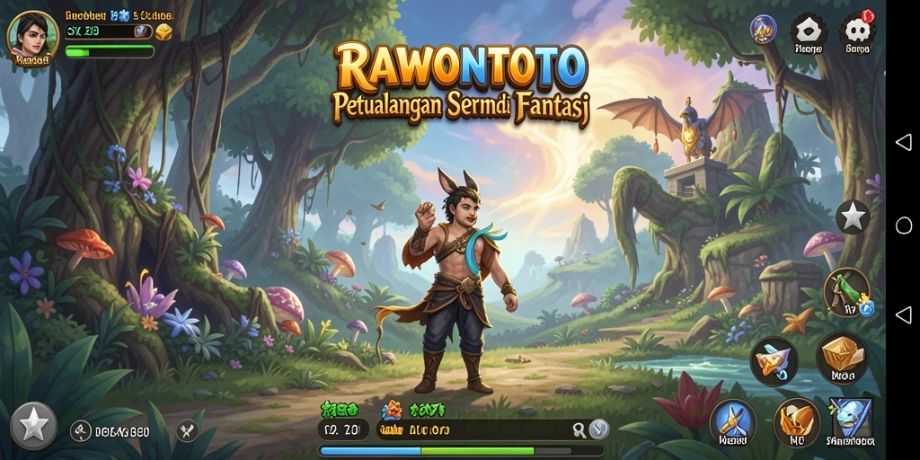 Gameplay seru dalam dunia petualangan RAWONTOTO.